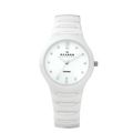 Skagen Designs: 3 Hand White Ceramic