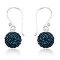 &Oslash;reringe med Swarovski krystaller - 21mm - pr par