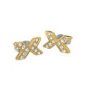 Skagen Designs: Gold Crystal Earrings