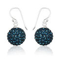 &Oslash;reringe med Swarovski krystaller - 25mm - pr par