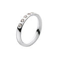 Georg Jensen: MAGIC inds�tningsring 1315 i hvidguld med 5 diamanter (st�rrelse 48-56)