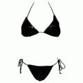 Friis: Belize Sequins Bikini - black