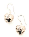 Pearls for girls: Shiny Heart Earrings