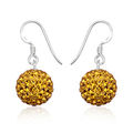 &Oslash;reringe med Swarovski krystaller - 24mm - pr par