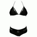 Friis: Saint Barth Stud Bikini - black