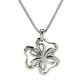 Skagen Designs: Tiered Flower Mesh Necklace