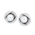 Skagen Designs: White Pearl Earrings