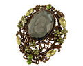 Oval broche