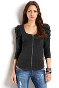 Esprit: top i bomuld/stretch