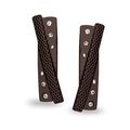 Skagen Designs: Brown Crossing Mesh Earrings
