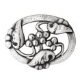 Georg Jensen: MOONLIGHT GRAPES broche - sterling s�lv