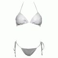 Friis: Belize Sequins Bikini - white