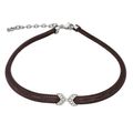Skagen Designs: Brown Mesh Necklace
