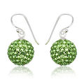 &Oslash;reringe med Swarovski krystaller - 25mm - pr par