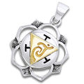 Chakra vedh&aelig;ng 3 Chakra - Manipura - Solar plexuschakraet - 31mm - u/k&aelig;de