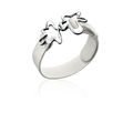 Georg Jensen: SPLASH bracelet 429B, white calfskin