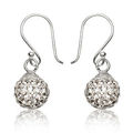 &Oslash;reringe med Swarovski krystaller - 19mm - pr par