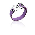 Georg Jensen: SPLASH bracelet 429B, purple calfskin