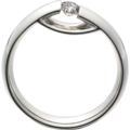 Georg Jensen: CENTENARY ring - 18 kt. hvidguld med brillant