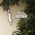Georg Jensen: 2005 ornament, klatrenisse, hvidforgyldt