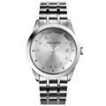 Georg Jensen: VICE40 mm quartz med s�lvfarvet urskive (model nr. 388)